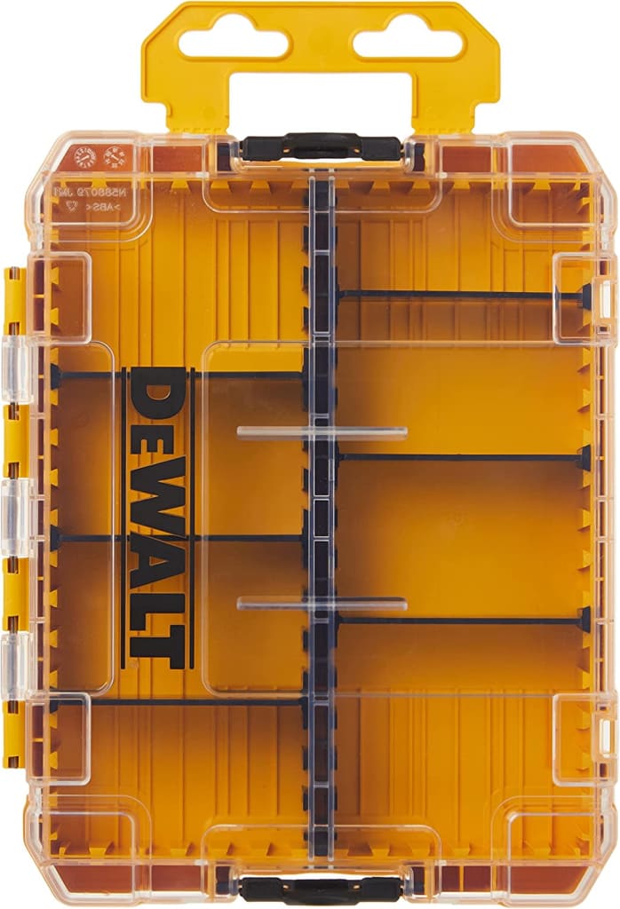 DeWalt ToughCase 6-Compartment Small Parts Organizer for $7 DWAN2190