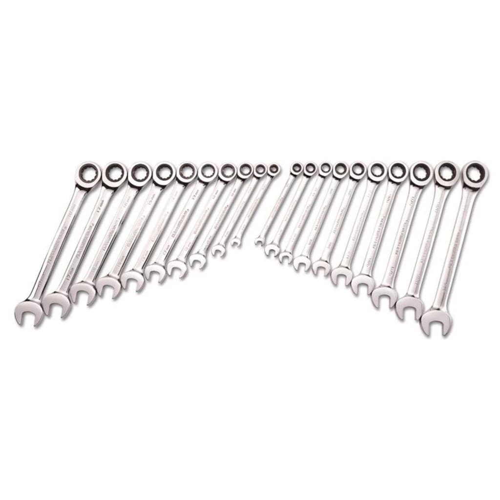 GearWrench 20Piece SAE/Metric Ratcheting Combination Wrench Set for