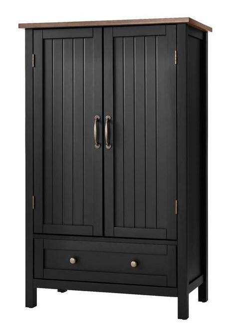 StyleWell Bainport Wood Kitchen Pantry with Haze Oak Top for $153 ...