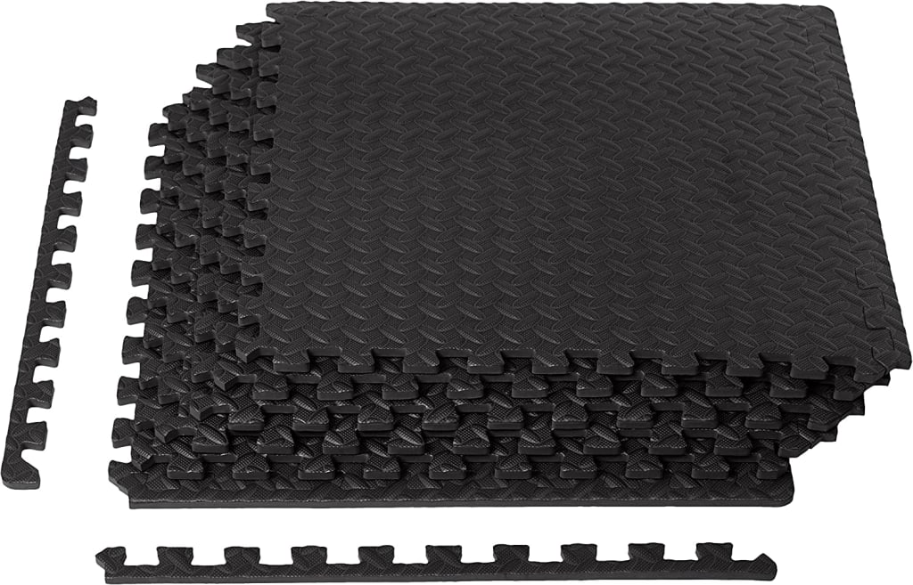 Amazon Basics Interlocking Gym Floor Tile 6-Pack for $18 - IR97531-BK