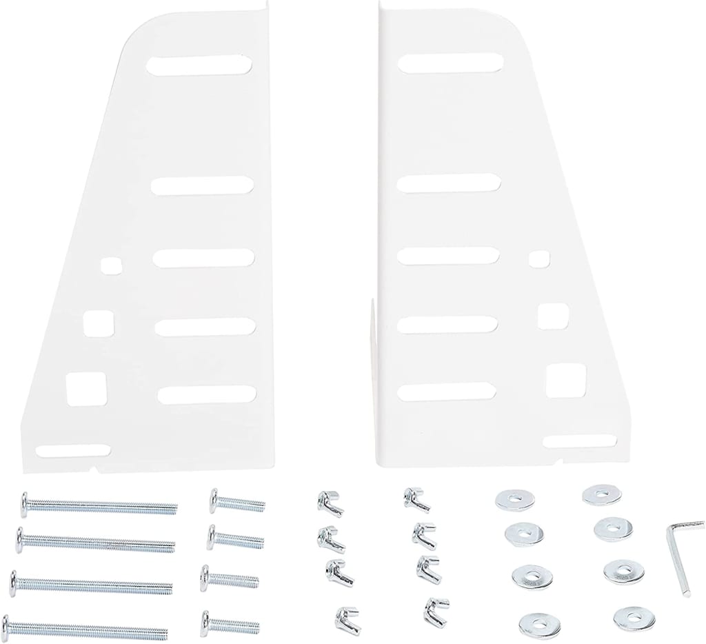Amazon Basics Headboard & Footboard Bracket for 24 14BK01S4WT