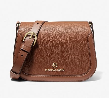 Michael Kors Pebble Leather Convertible Crossbody Handbag 