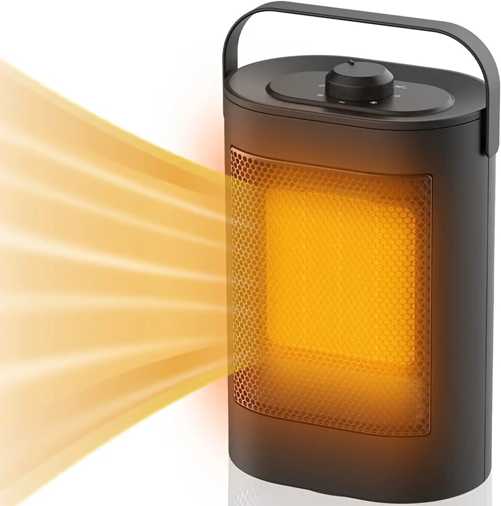 Kathlighting 1,500W Portable Space Heater for $18 - YND-900D