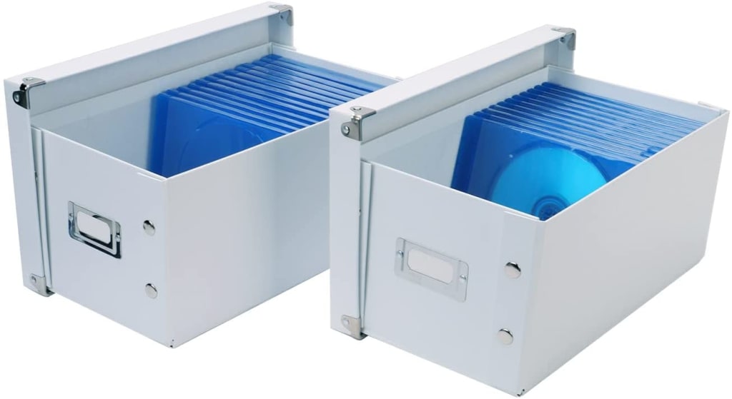 SnapNStore BluRay / DVD Storage Box 2Pack for 20 SNS02448