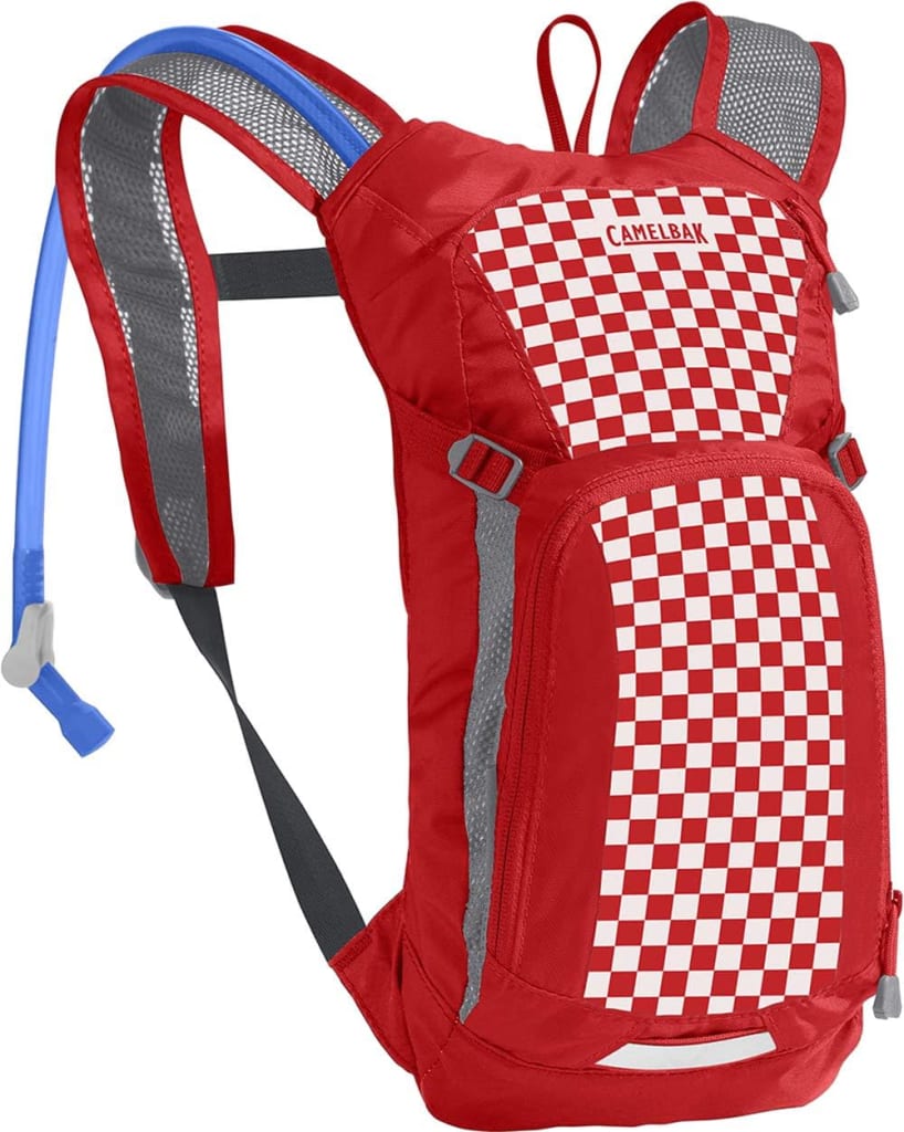 camelbak mini backpack M.U.L.E. Hydration Pack The mini MULE is a lightweight pack designed with fun patterns that kids love and is equipped with a built Camelbak Toddler's Mini M.U.L.E. Hydration