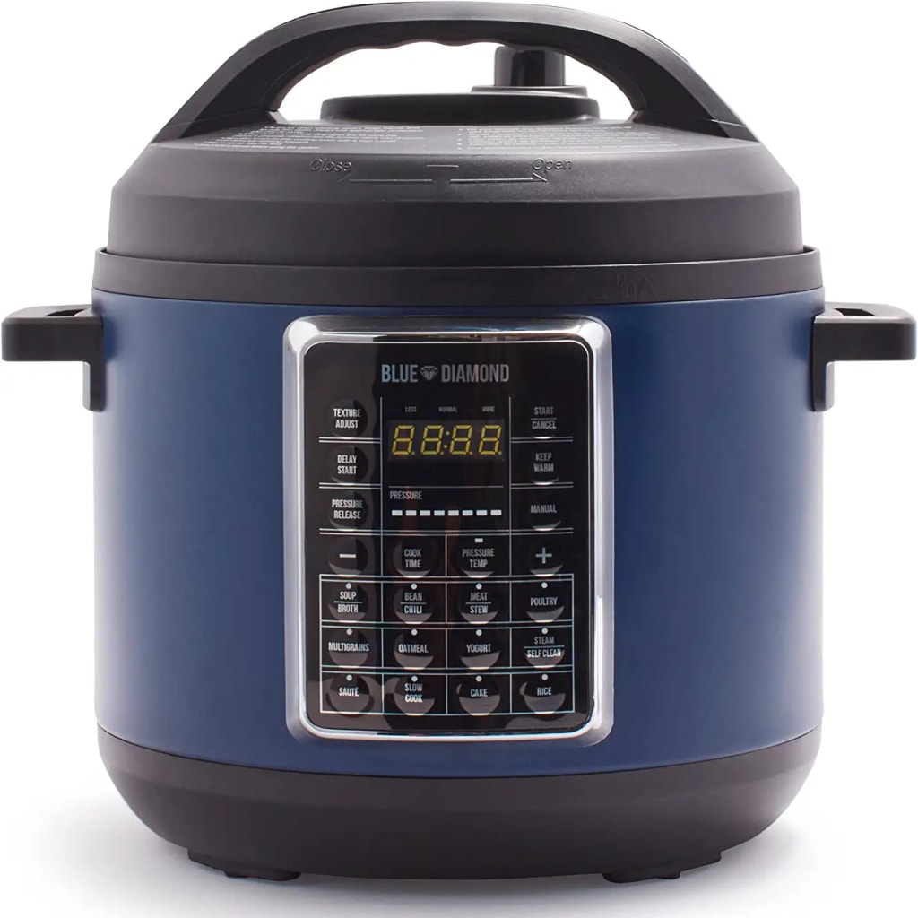 Blue Diamond Cookware 16in1 6Quart Ceramic Pressure Cooker/Rice