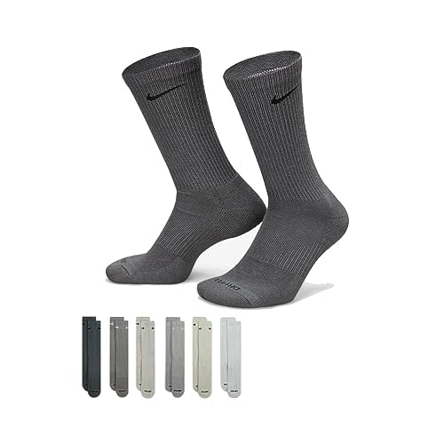 Nike Performance Cushion Crew Socks With Band 6 Pairs Assorted Multi