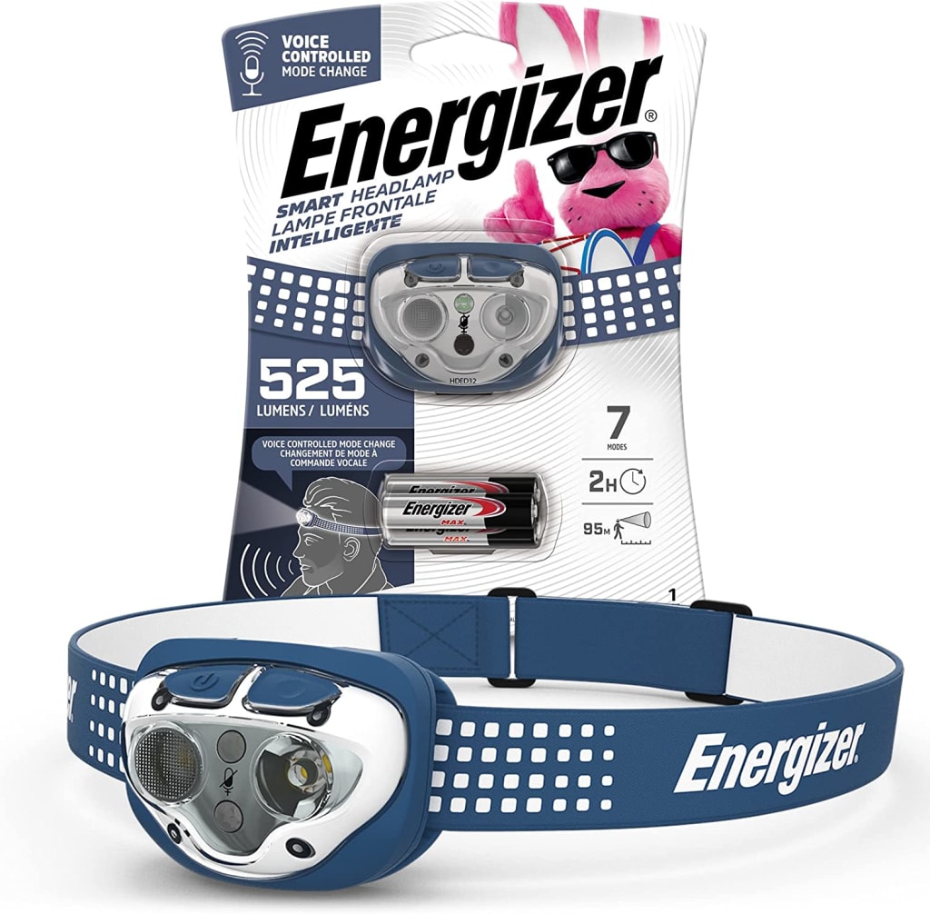 Energizer Smart 525-Lumens LED Headlamp for $38 - ENHDED32E
