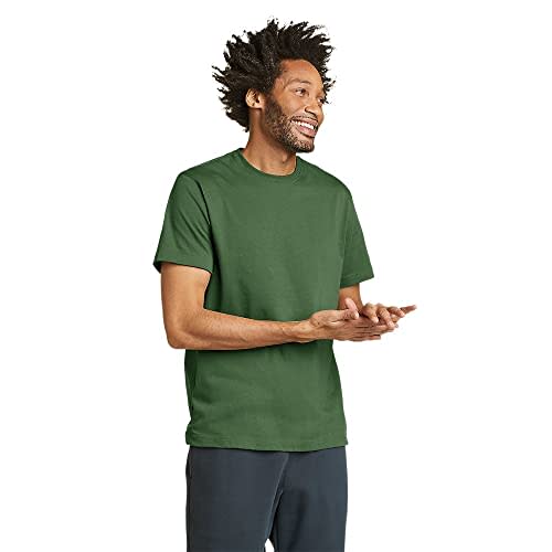 Eddie Bauer Men's Legend Wash 100% Cotton Short-Sleeve Classic T-Shirt ...