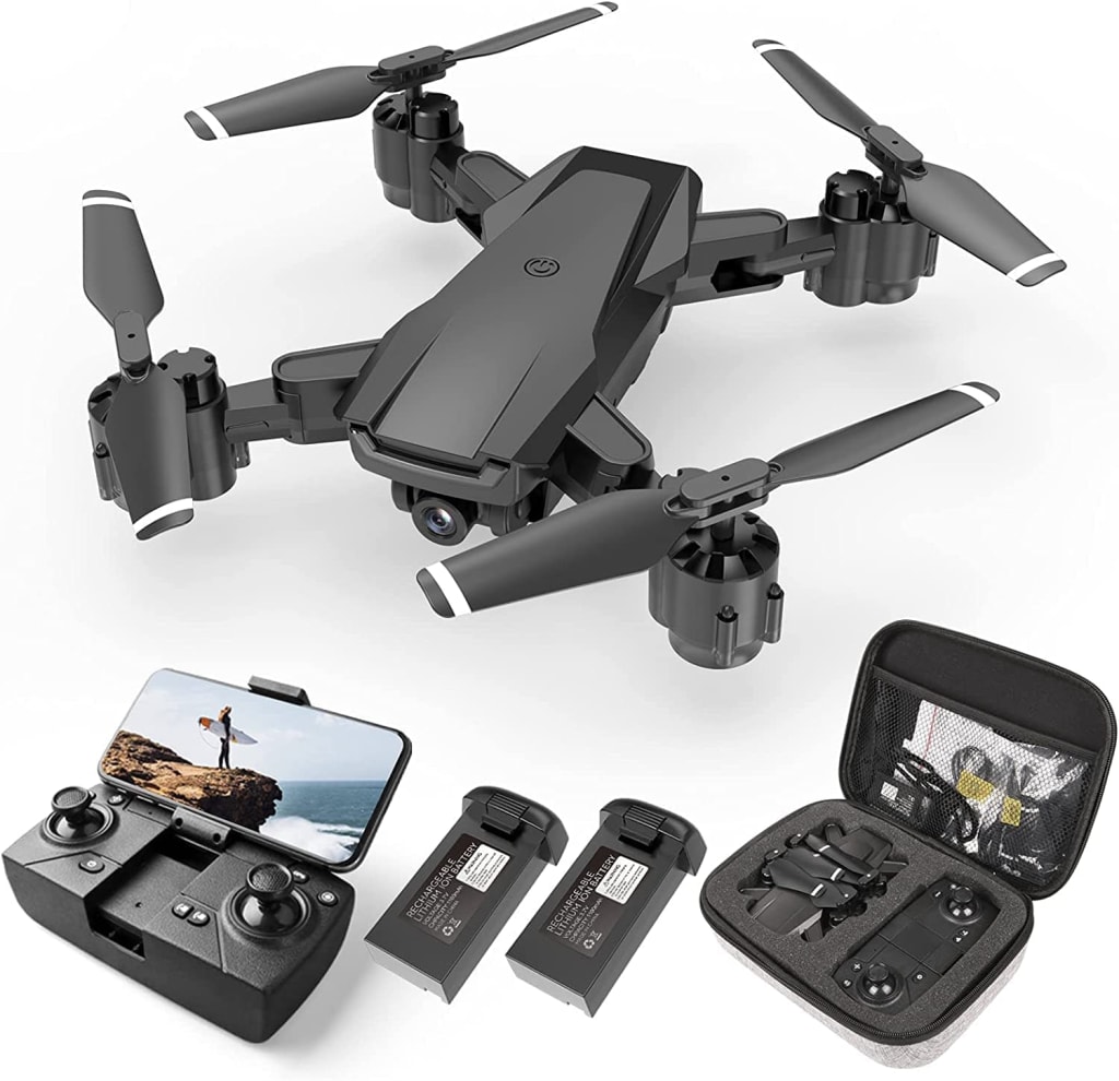 HR Quadcopter Drone w/ 1080p Camera for $38 - H3