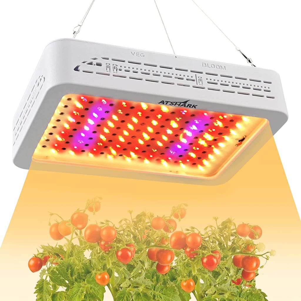 Atshark 1 000W LED Grow Light for 25 w Prime S H 100