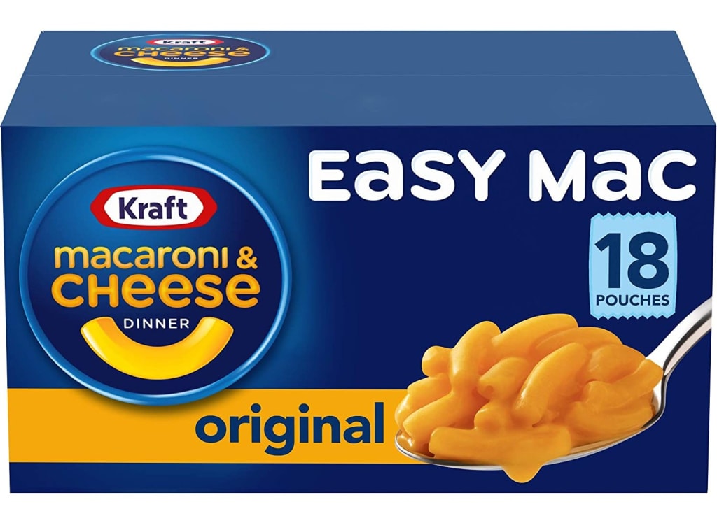 Kraft Easy Mac Macaroni and Cheese Single Serve Pouches 18-Pack for $6. ...