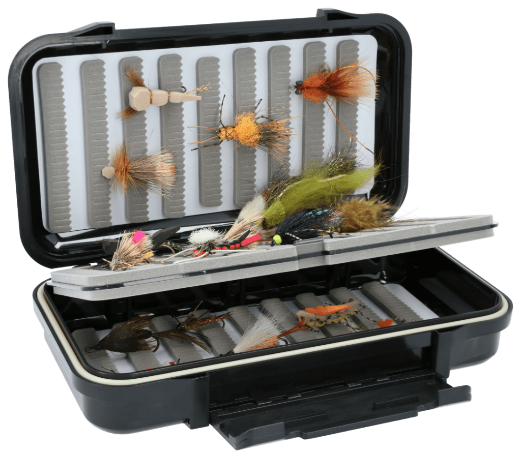 White River Fly Shop Swingleaf 8 Fly Box for $6