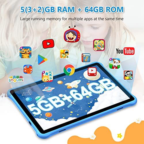 Blackview Tab 8 WiFi Android 12 Tablet 10.1 Inch 7GB RAM+128GB ROM 6580mAh  Kids