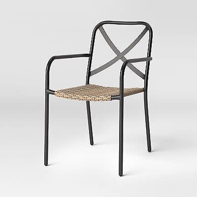 Threshold Wicker & Metal Stack Chair for $29
