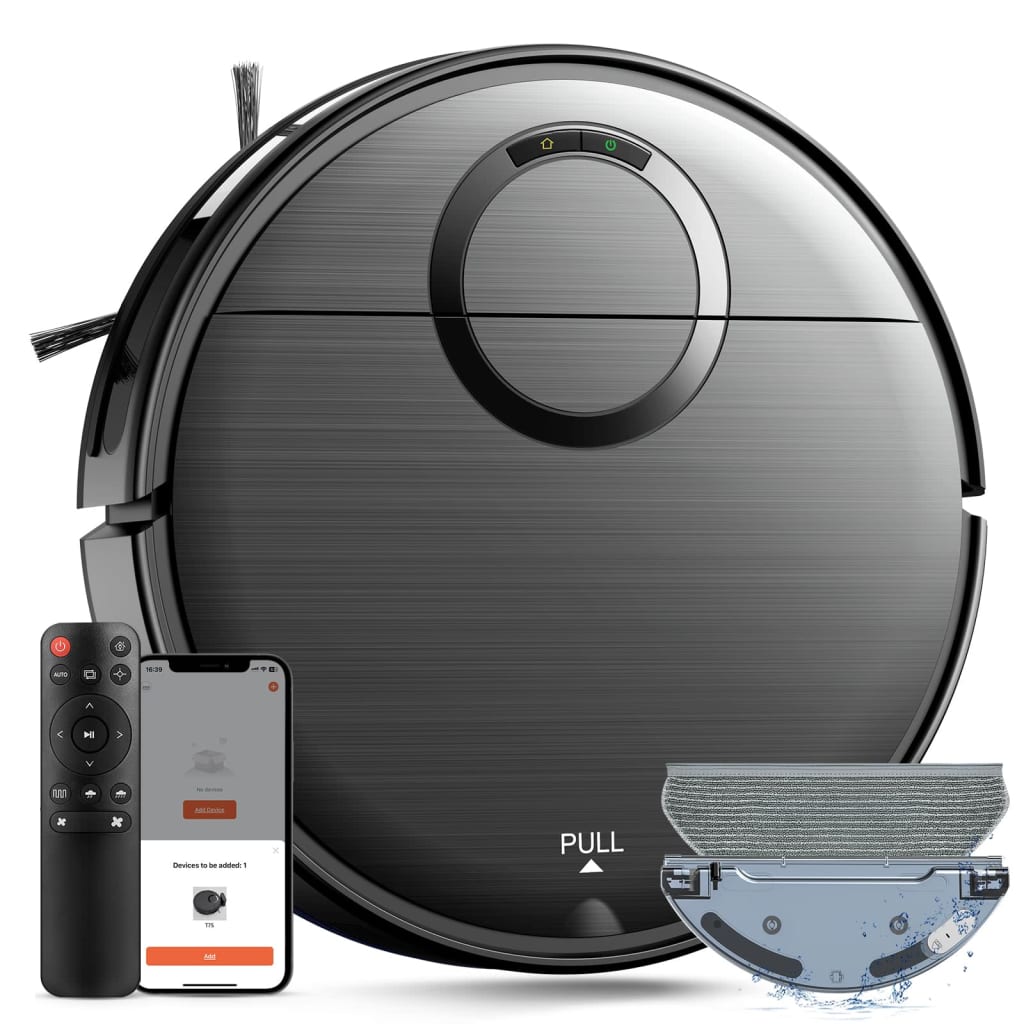 lubluelu SL60D 2 in 1 Robot Vacuum and Mop Combo Cleaner