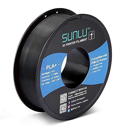 SUNLU 10*1KG PLA+ 3D Printer Filament 1.75mm Vacuum Packed 10 Colors Bundle