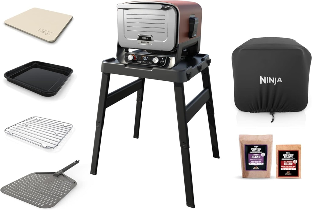 Ninja Woodfire 8in1 Outdoor Oven Bundle for 400 OO101