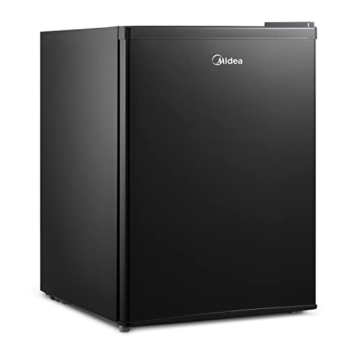 Midea WHS87LSS1 Refrigerator, 2.4 Cubic Feet, Stainless Steel for 159