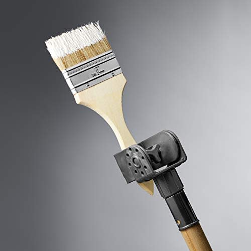 Unique Bargains Plastic Handgrip Metal Ferrule Synthetic Bristle 5 Wide Paint Brush