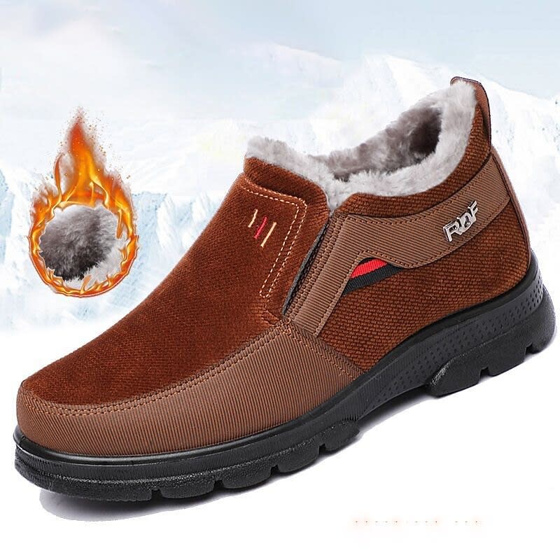 Men's Fleece Lined Snow Boots for $15
