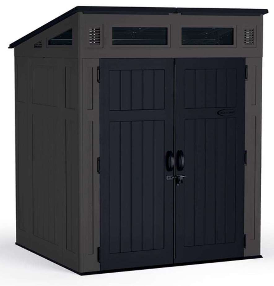 Suncast Modernist 6x5Foot Storage Shed w/ Floor Kit for 845 for