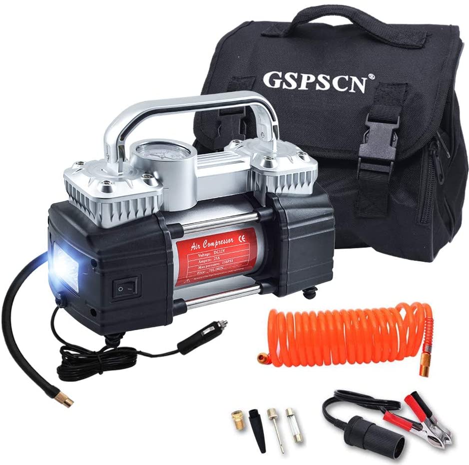 GSPSCN 150PSI 12V Portable Air Compressor for $43 - 207