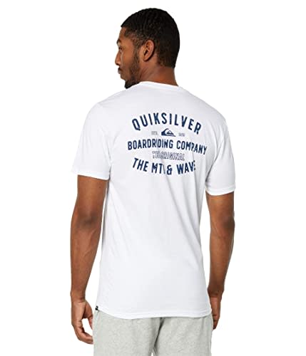 Quiksilver Men's QS Surf Lockup Tee Shirt, White, X-Large for $21 ...