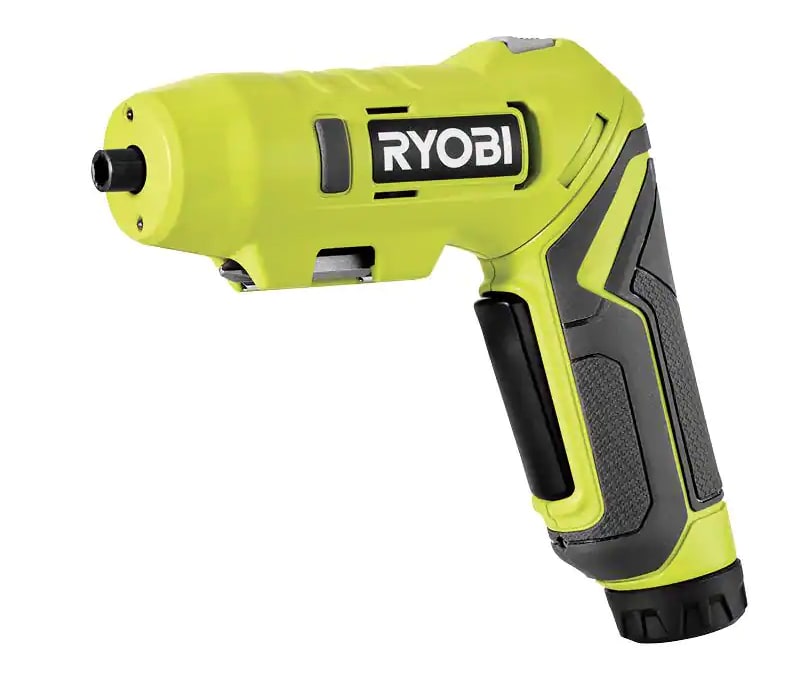 Ryobi USB Lithium Cordless Pivoting Screwdriver Kit for 25 FVD50K