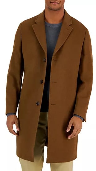 Lauren Ralph Lauren Men's Luther Luxury Blend Overcoat for $170