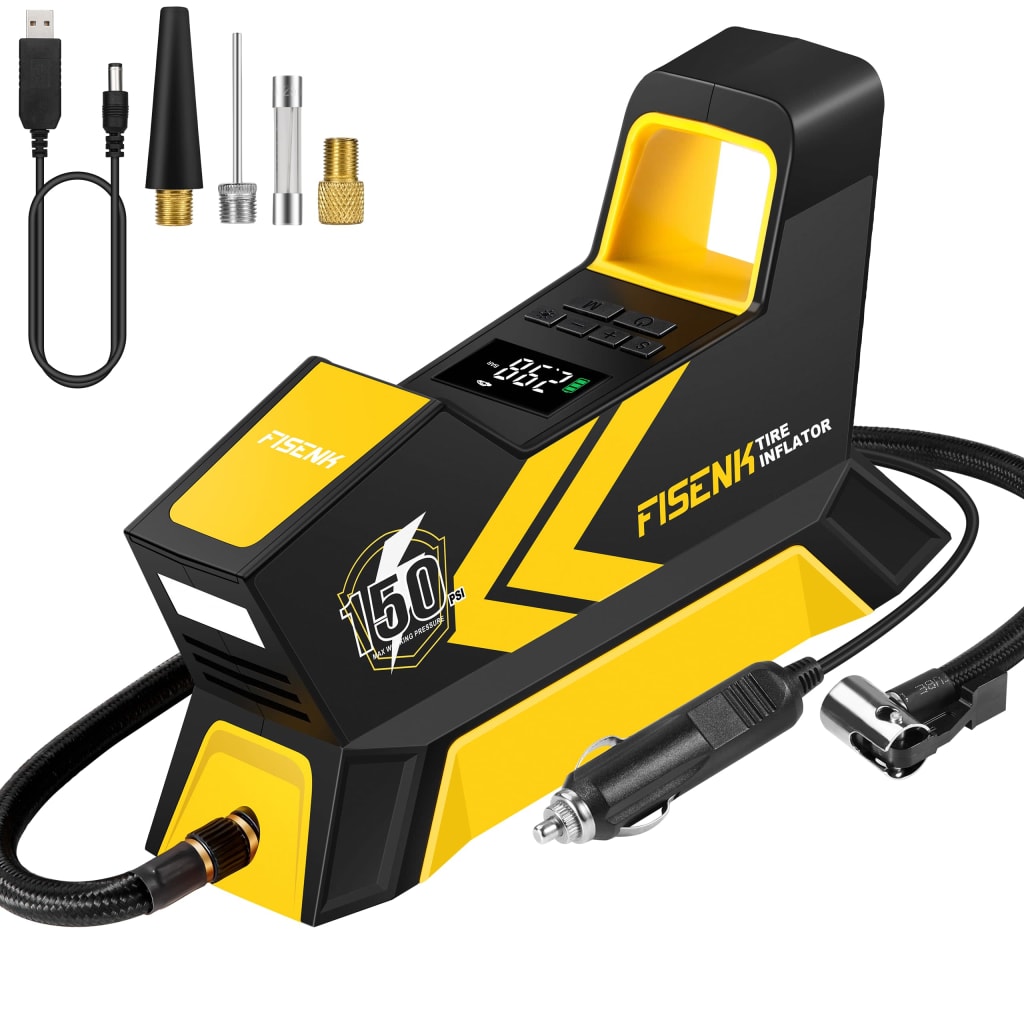 Fisenk S9 Pro Portable Air Compressor for 18 C1809A