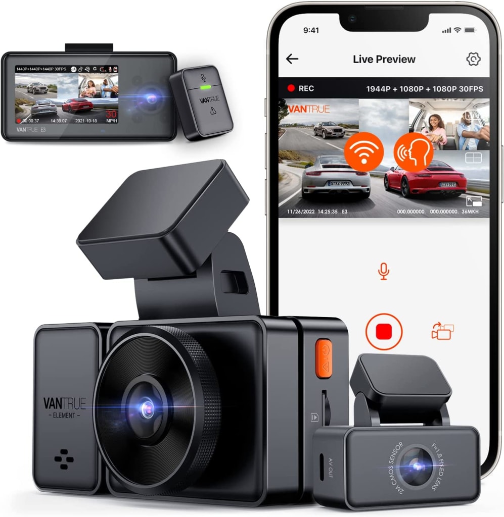 Galphi 3-Channel Dash Cam for $80 - M2
