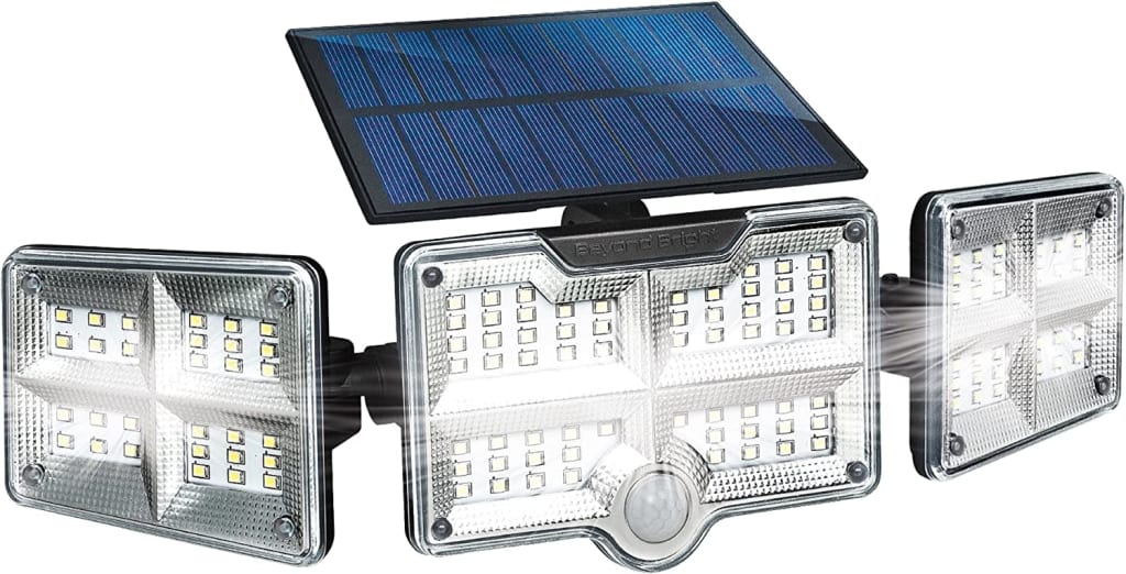 Beyond Bright X3 Motion-Sensing Solar LED Floodlight For $20 For ...