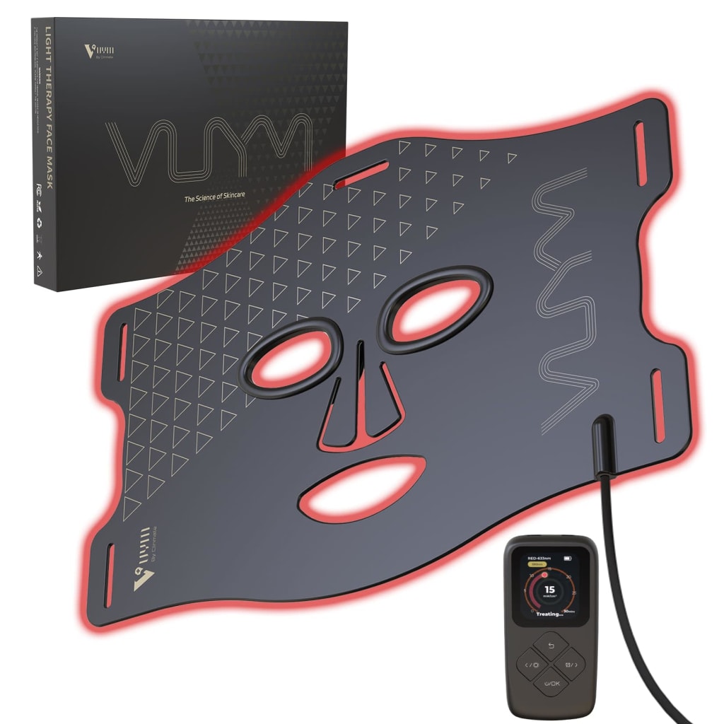 LED Face Mask Light Therapy for 52 LTD15WBlack Triangle