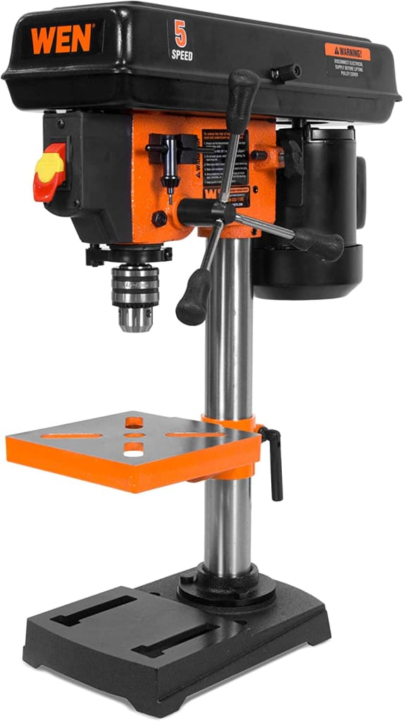 WEN 8" 5-Speed Cast Iron Benchtop Drill Press for $112 4206T