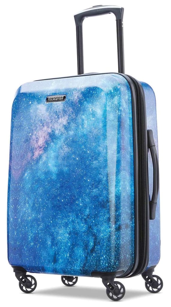 American Tourister Burst Max 20" Printed Hardside CarryOn Luggage for 64