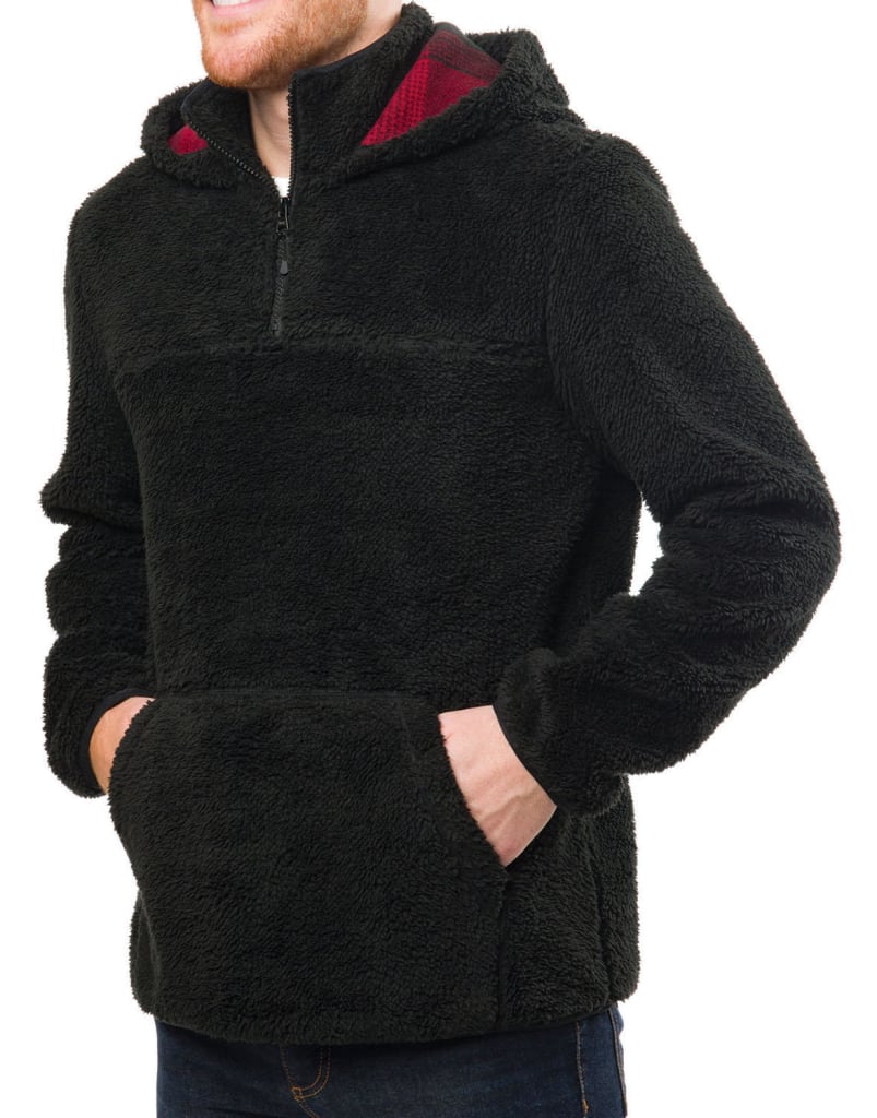 Sherpa Pullover Popover Hoodie 