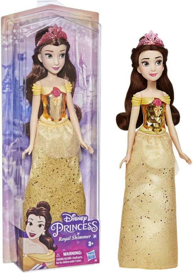 Disney Princess Royal Shimmer Belle Doll for $16 - F0898