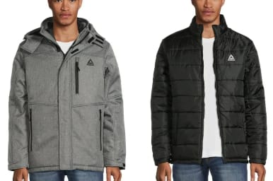 Reebok Men's 2-in-1 Systems Hooded Jacket (XL) for $30
