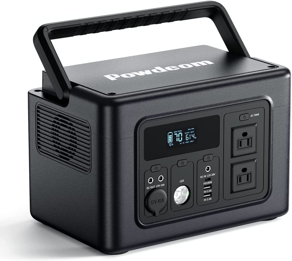Powdeom 614Wh Portable Power Station for 399 EN700