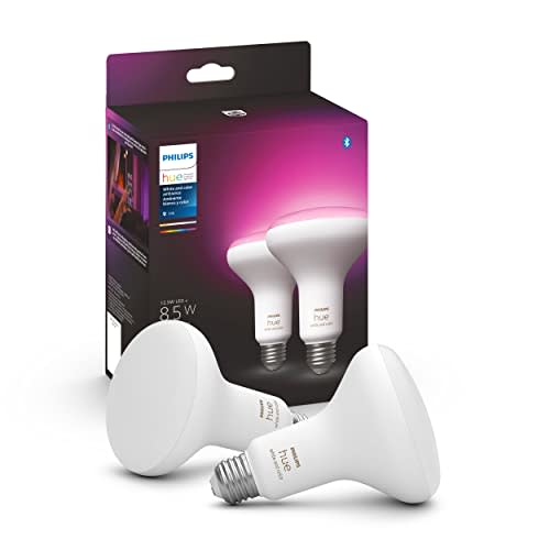 Philips Hue Smart 25W Candle-Shaped Filament LED Bulb - Soft Warm White  Light - 2 Pack - 270LM - E12 - Indoor - Control with Hue App - Compatible  with Alexa, Google Assistant and Apple Homekit 