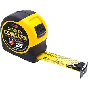 DURATECH Magnetic Tape Measure 25FT with Fractions 1/8