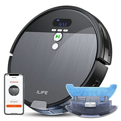 ILIFE Robot Vacuum and Mop Combo 2000Pa Strong Suction Robotic Vacuum