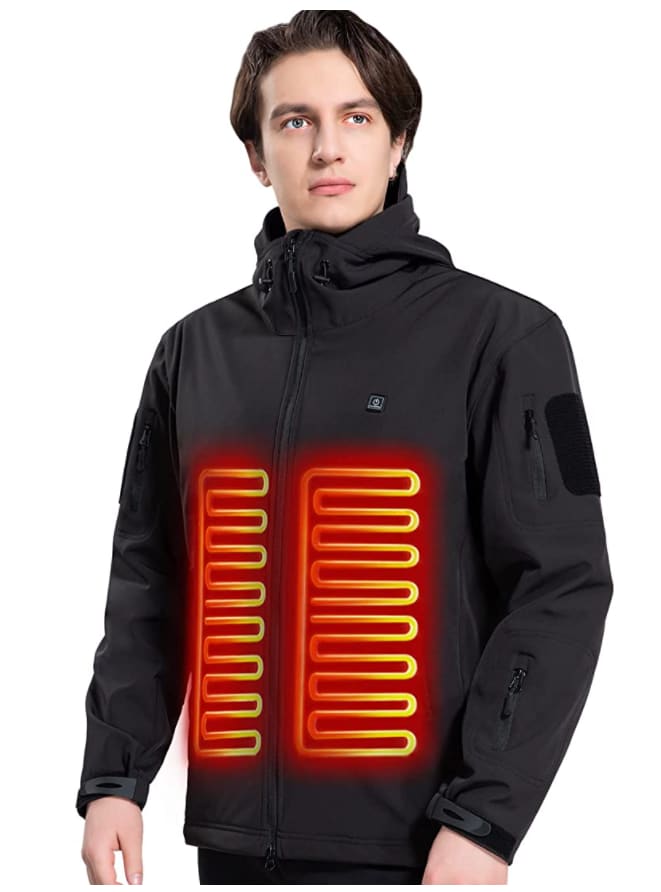 Ulusern Heated Jacket w/ 12V Battery Pack for $130 - 21-JRF-1