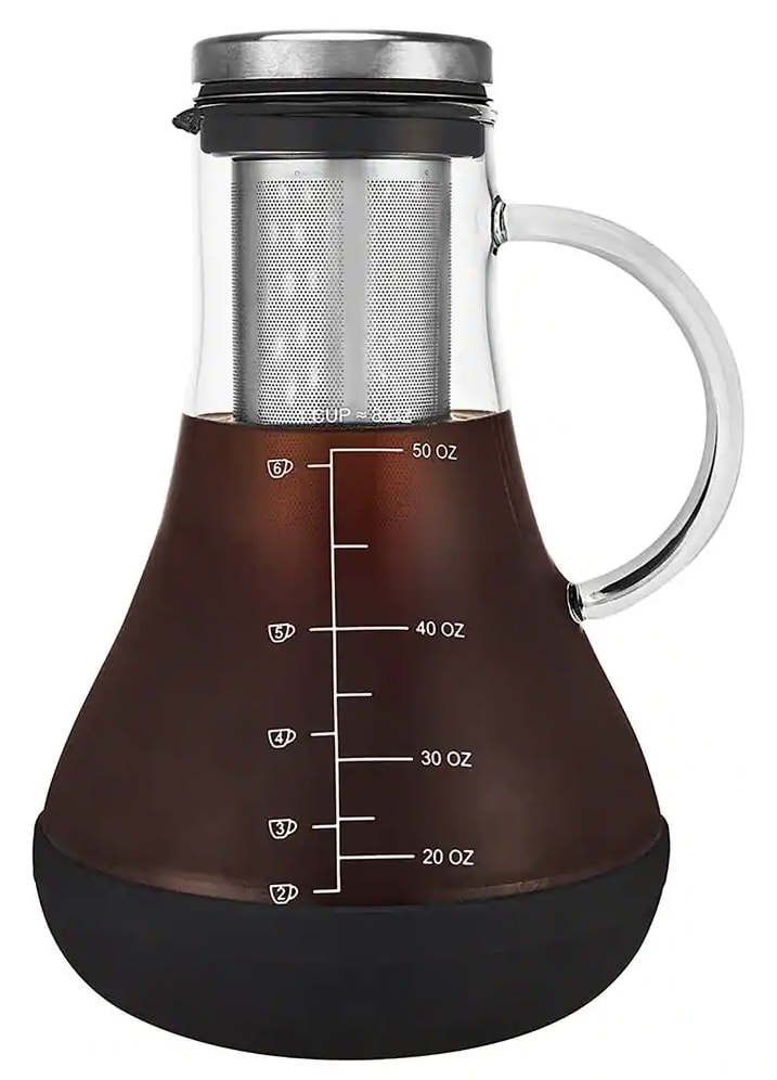 JoyJolt Fresco 6Cup Glass Cold Brew Maker for 34 JG10227