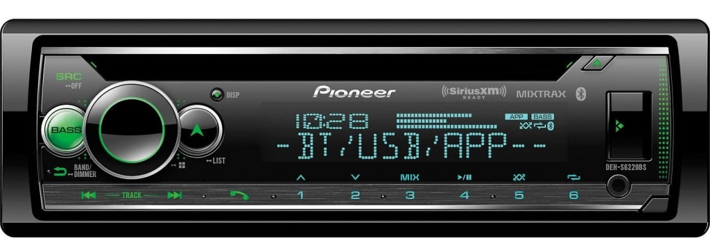 pioneer car dvd player bluetooth
