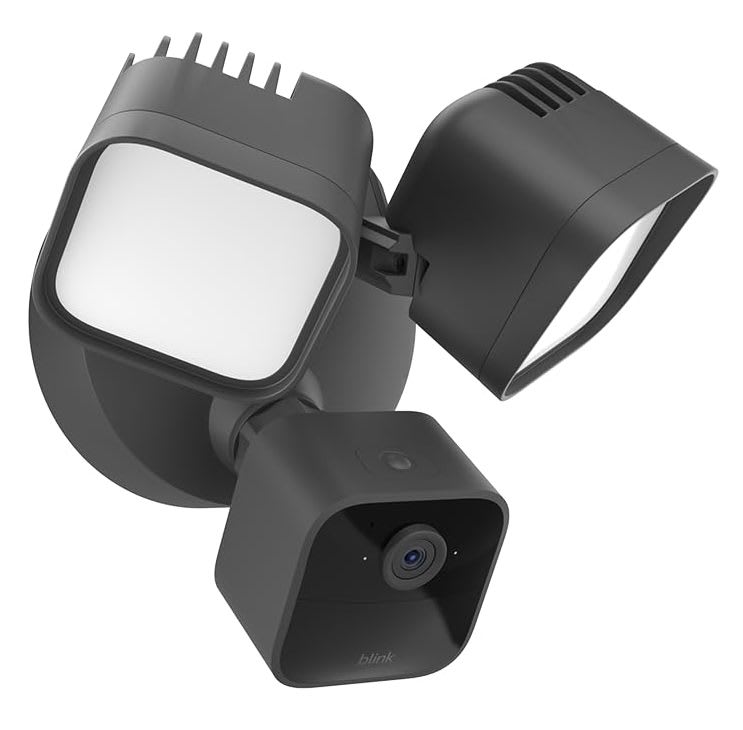 Blink 1080p Outdoor Wired Security Camera with Floodlight for 50