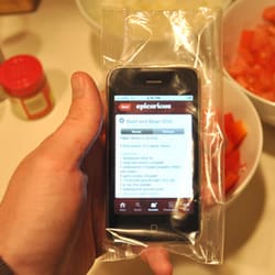 Phone in ziplock bag online