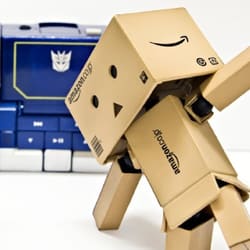 Amazon robot box store