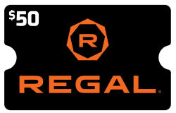 $50 Regal Cinemas Gift Card